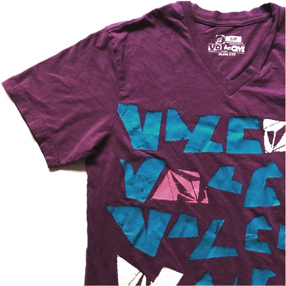 Volcom Purple Tee - Picture 2 of 2